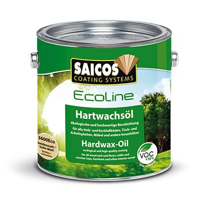 Масло с твердым воском «Saicos Ecoline Hartwachsol» (0,75 литров)